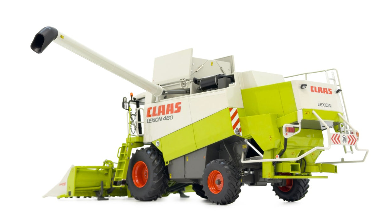 Claas Lexion 480 Evolution und Conspeed 875C Maispflueckvorsatz
