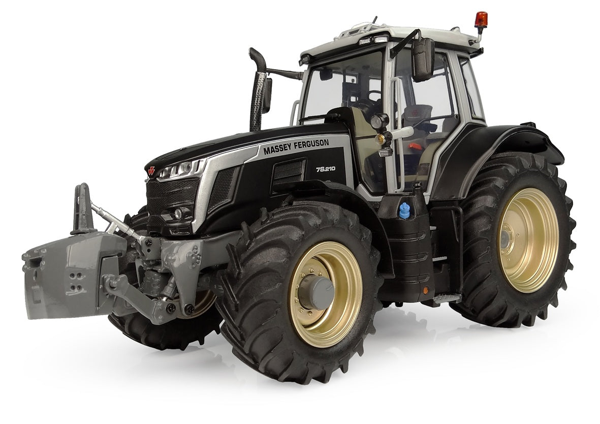 Massey Ferguson 7S.210 Mattschwarz mit goldenen Felgen Limitierte Edition 750 Stück