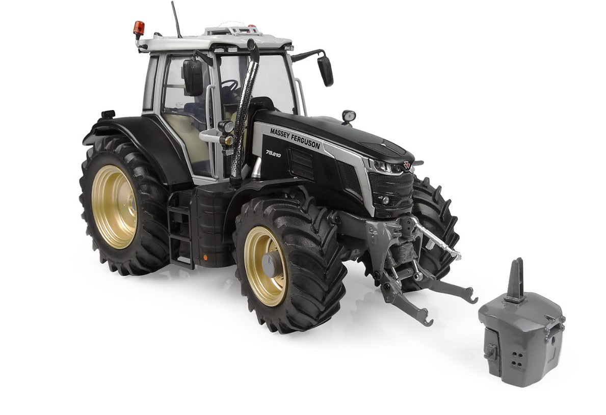 Massey Ferguson 7S.210 Mattschwarz mit goldenen Felgen Limitierte Edition 750 Stück