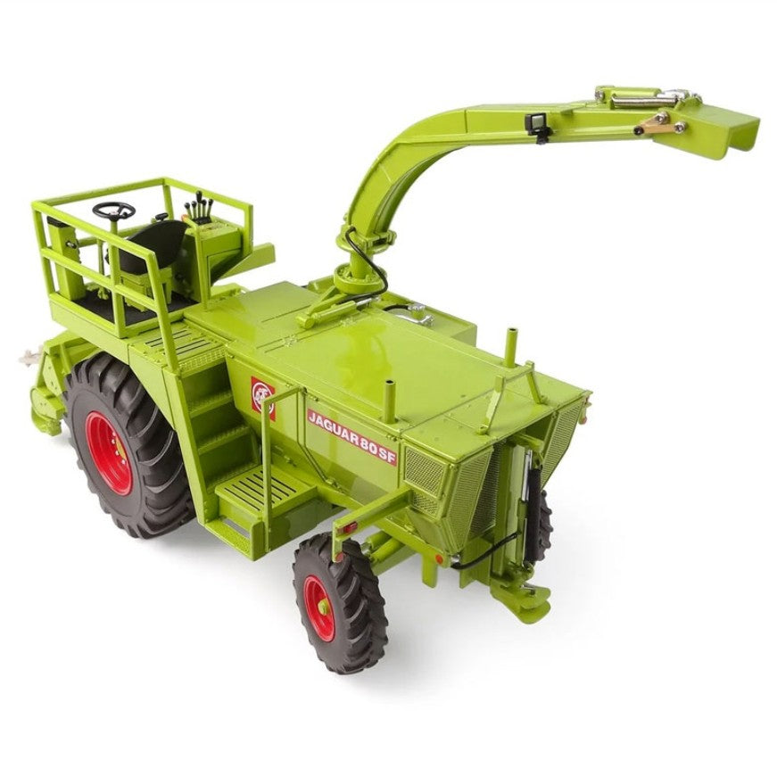 Claas Jaguar 80 SF ohne Kabine mit Gras Pick Up Limited Edition 1500 Stueck
