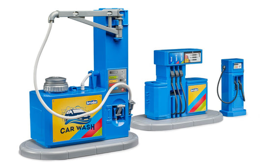 Tankstelle und Waschplatz