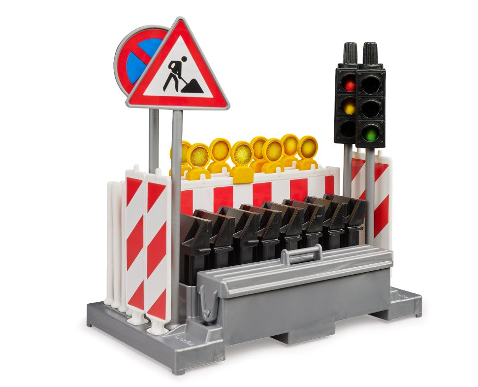 Baustelle mit Figur und Zubehoer