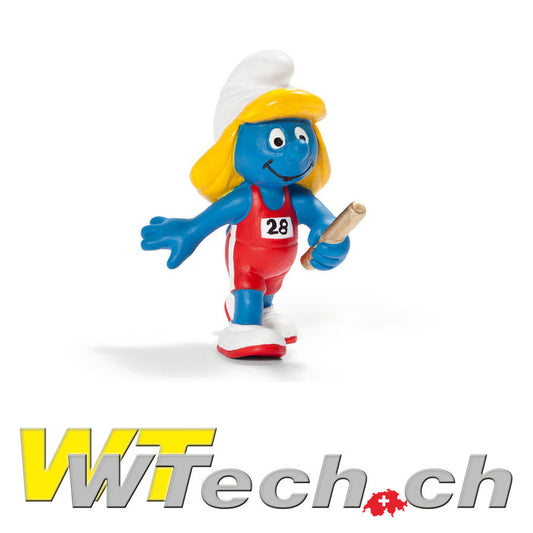 Schlumpfine Staffelläuferin
