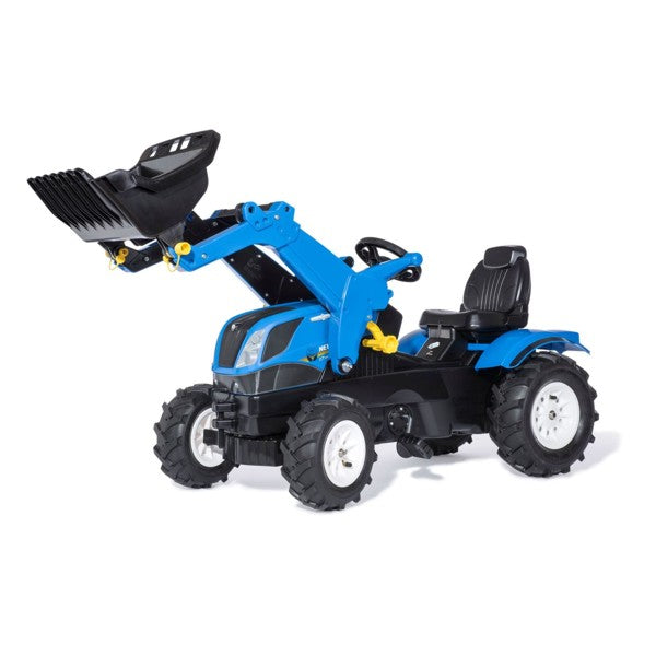 rollyFarmtrac New Holland mit rollyTrac Lader und Luftbereifung