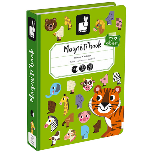 Magnetbuch Tiere 30 Magnete und 10 Karten