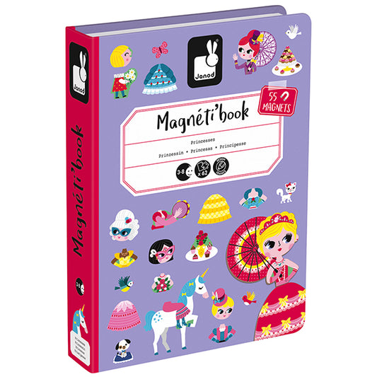 Magnetbuch Prinzessin 55 Magnete und 7 Karten