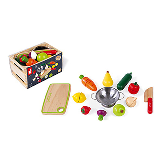 Maxi Obst- und Gemüse-Set mit Zubehör im Kasten