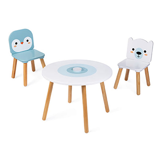 Tisch und 2 Stühle Polar 60x60x47cm
