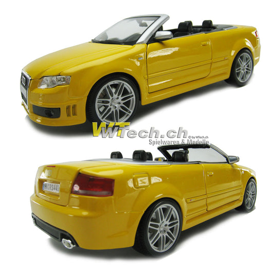 Audi RS4 Cabriolet gelb
