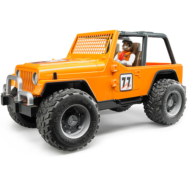 Jeep Cross Country Racer orange mit Rennfahrer