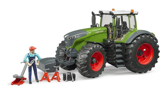 Fendt 1050 Vario mit Mechaniker und Werkstattausstattung