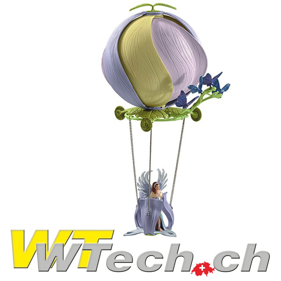 Magischer Blüten-Ballon mit Licht 26x44x17cm