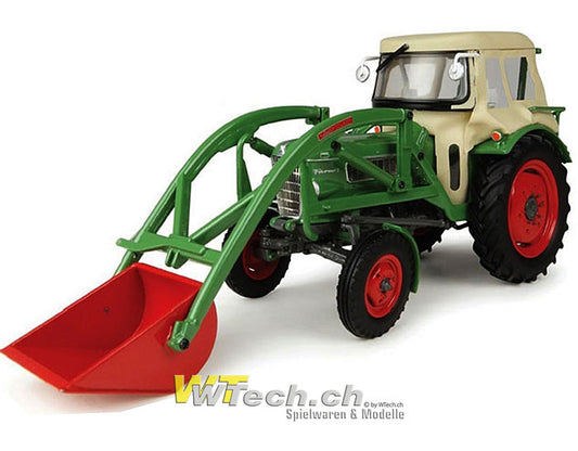 Fendt Farmer 2 mit Verdeck und Baas Frontlader