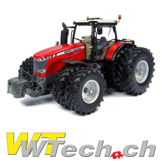 Massey Ferguson 8737 mit Doppelbereifung