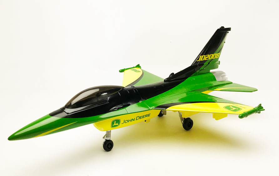 F16 Jet Flieger John Deere 30cm