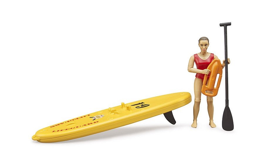 Rettungsschwimmerin mit SUP-Board