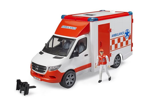 MB Sprinter Ambulanz mit Fahrer und Light- und Sound-Modul