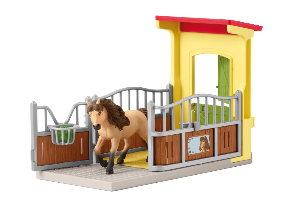 Ponybox mit Islandpferd Hengst 25x12.5x18.3cm