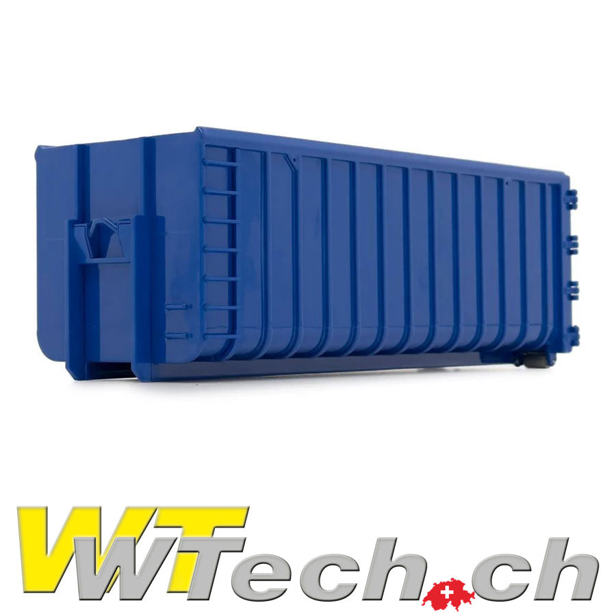 Hakenlift Container Mulde 40 m3 blau