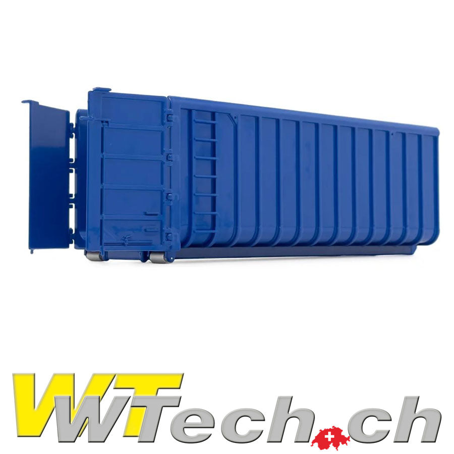 Hakenlift Container Mulde 40 m3 blau