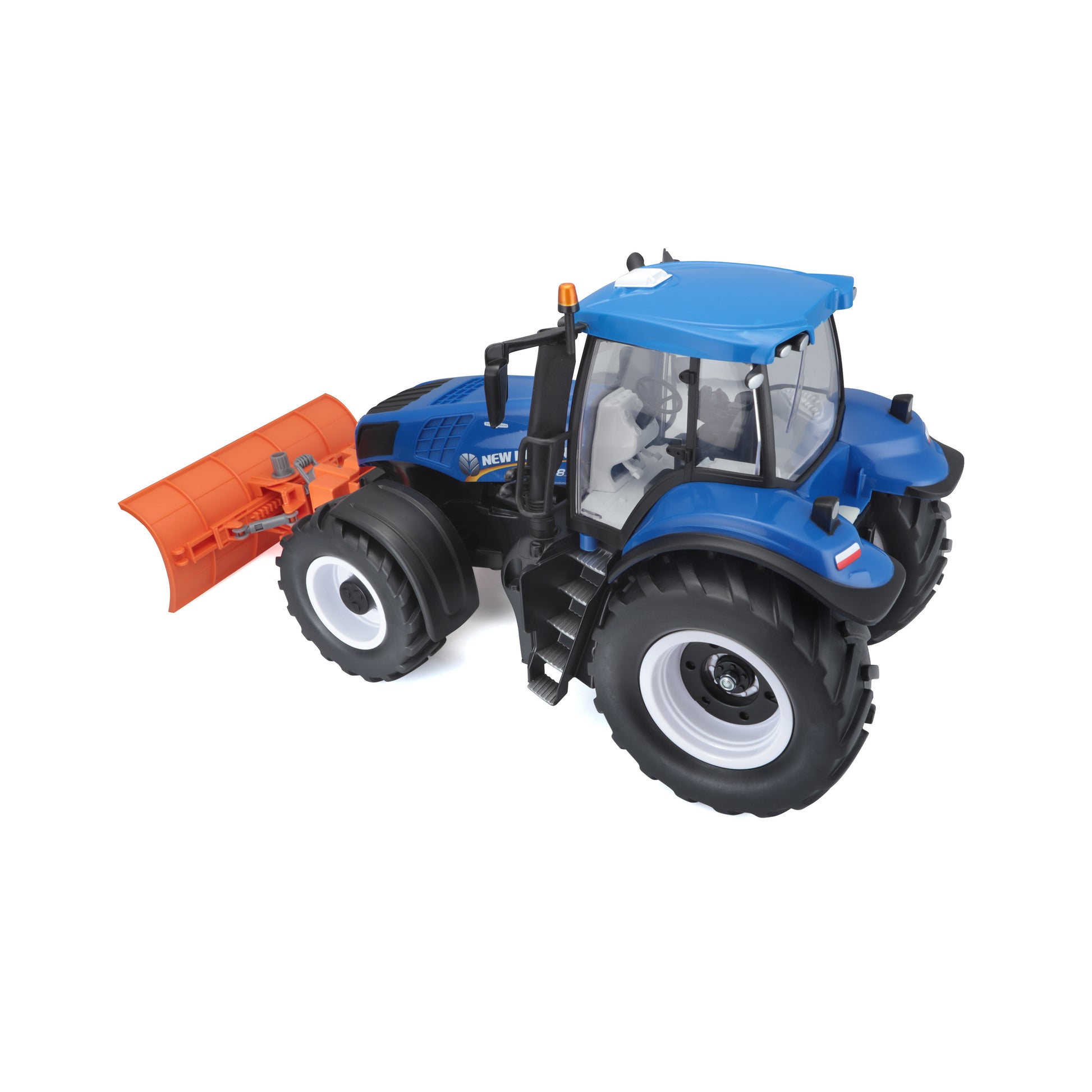 BRUDER RC New Holland Traktor mit Schneepflug