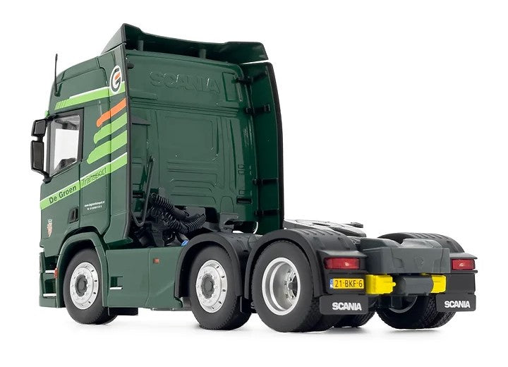 Scania R500 Serie 6x2 dunkelgrün De Groen Transport