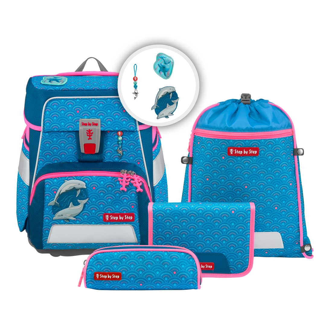 Step by Step SPACE Schulranzen-Set Dolphin Pippa"