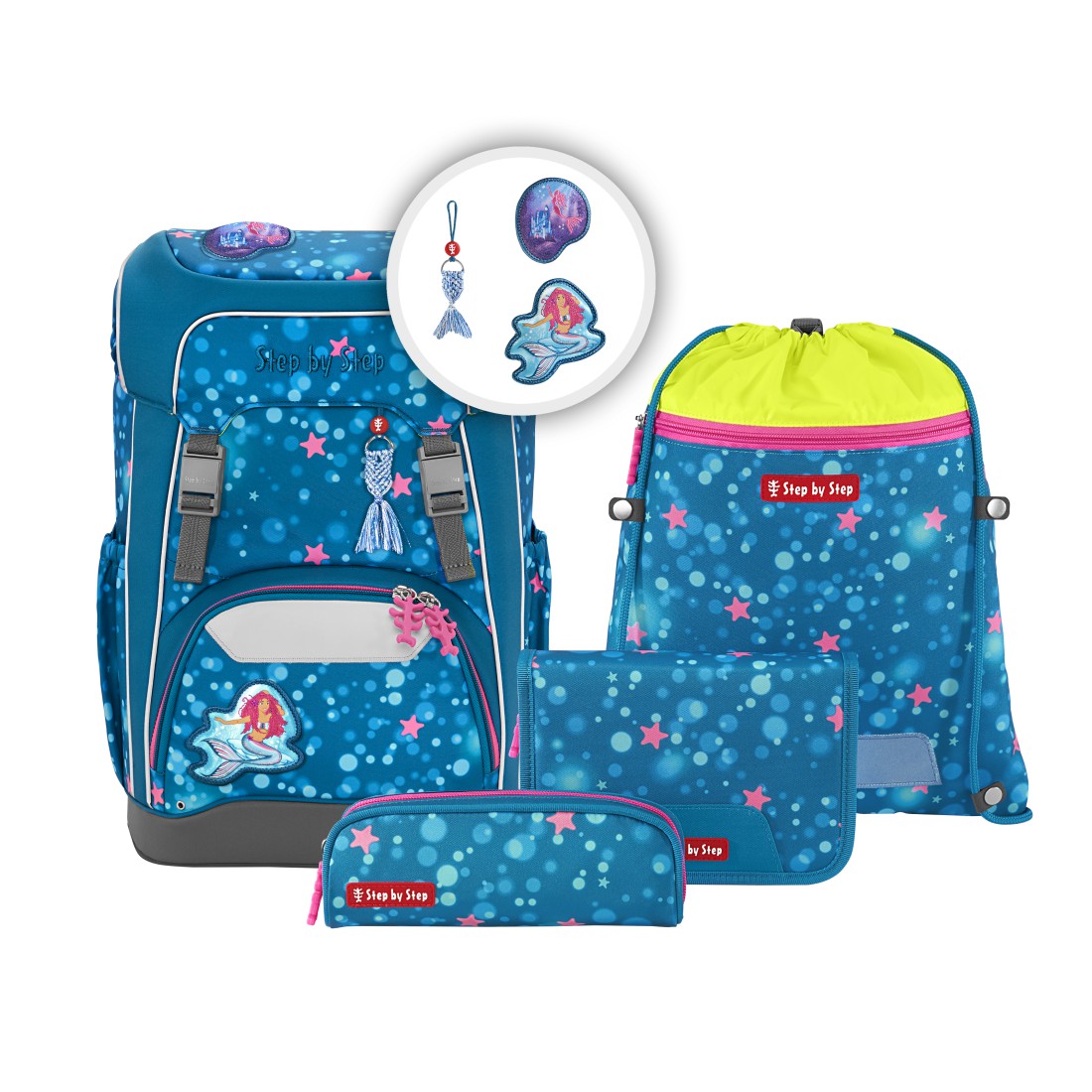 Step by Step GIANT Schulrucksack-Set Mermaid Lola"