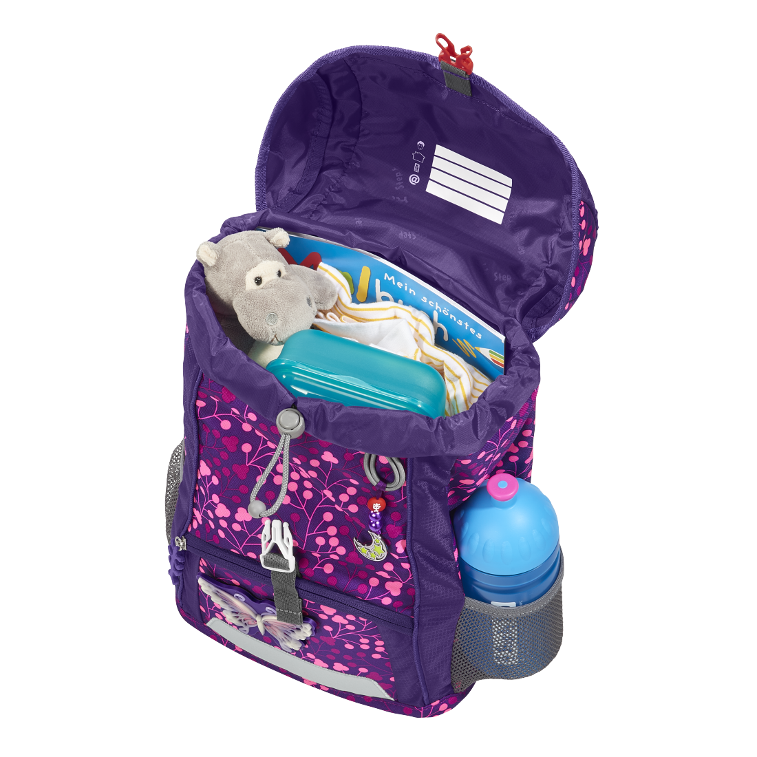 Step by Step JUNIOR KID SHINE Rucksack-Set Butterfly Night Ina"