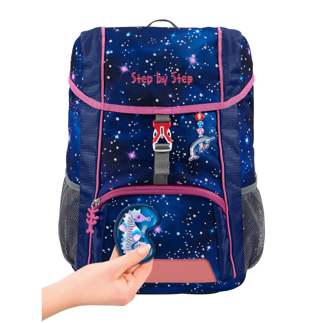 Step by Step JUNIOR KID REFLECT Rucksack-Set Star Seahorse Zoe"