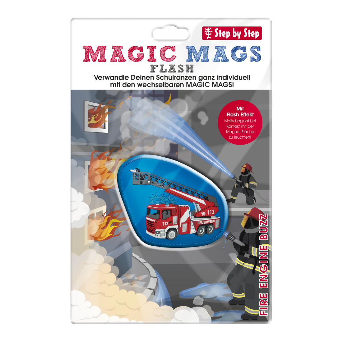 Step by Step MAGIC MAGS FLASH Fire Engine Buzz"