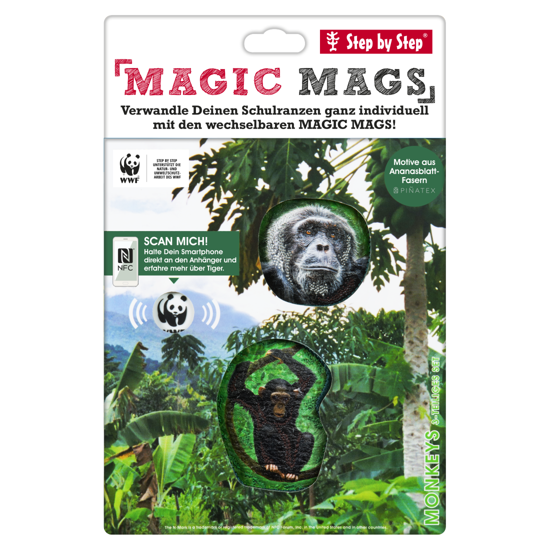 Step by Step MAGIC MAGS WWF Monkeys"