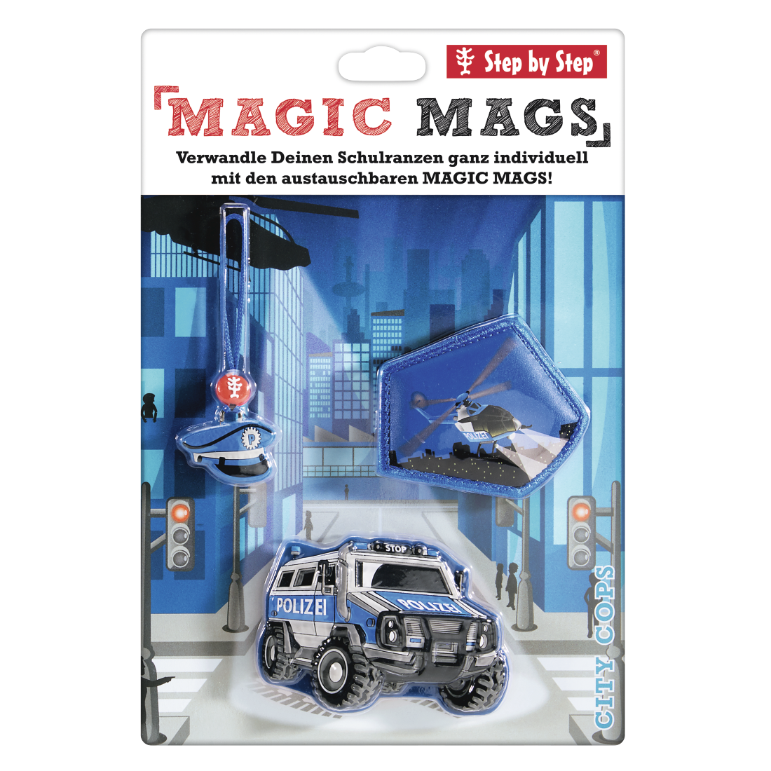 Step by Step MAGIC MAGS Police Truck Diego"