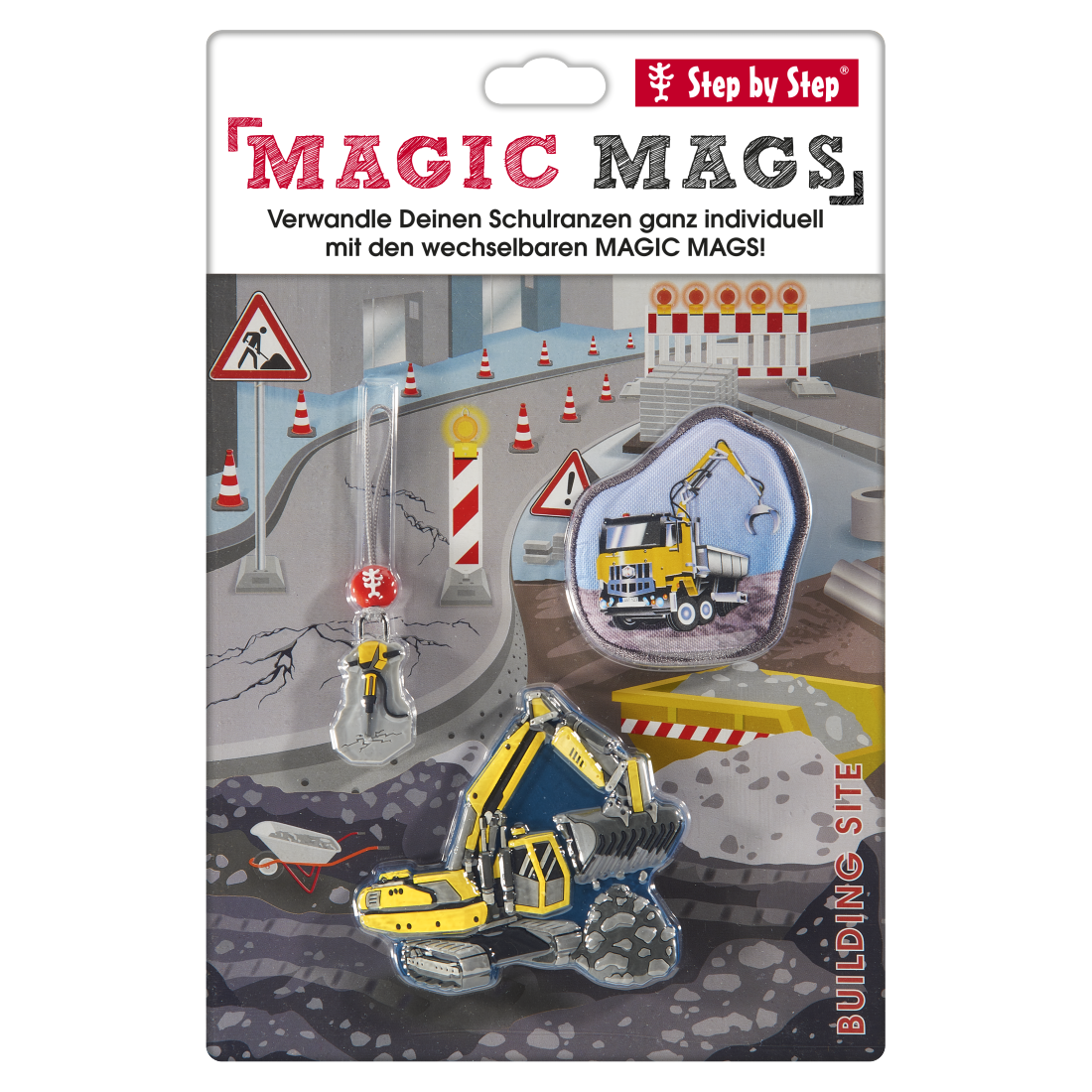 Step by Step MAGIC MAGS Building Site Kalle"