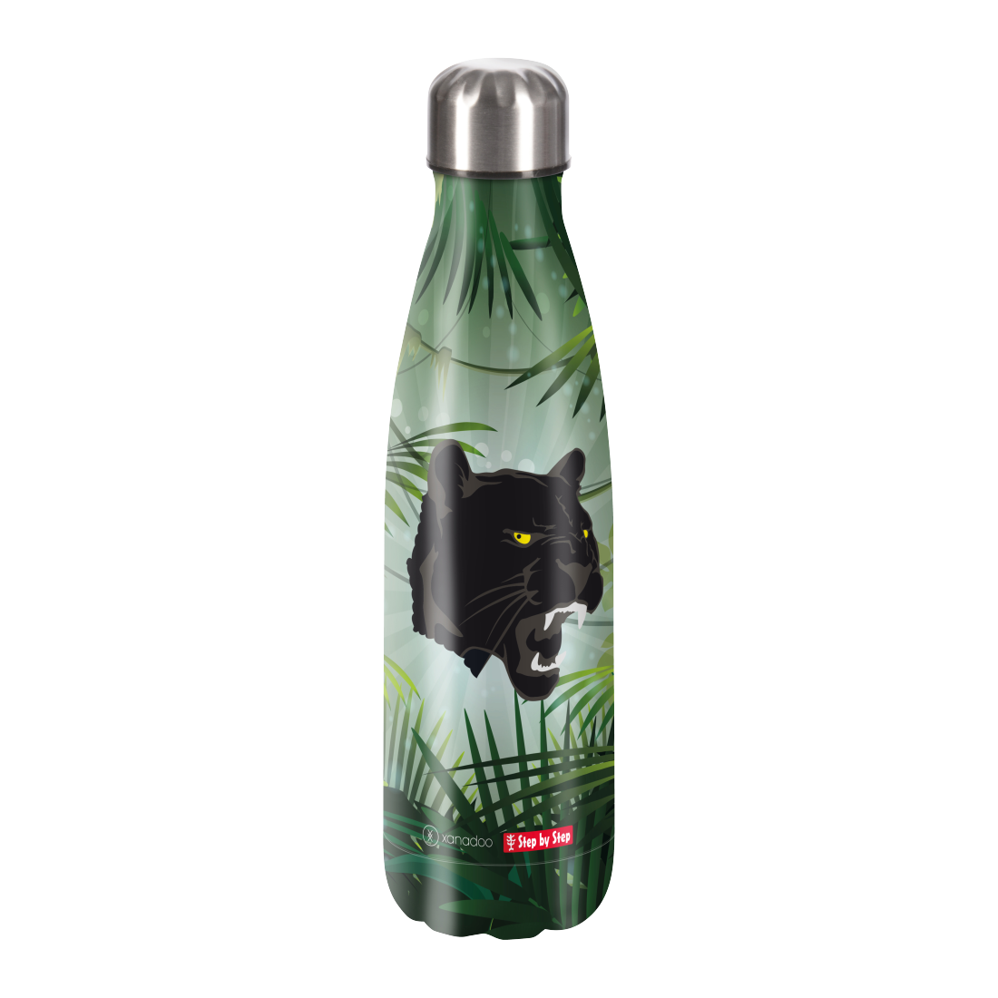 Xanadoo Isolierte Edelstahl-Trinkflasche Wild Cat Chiko"