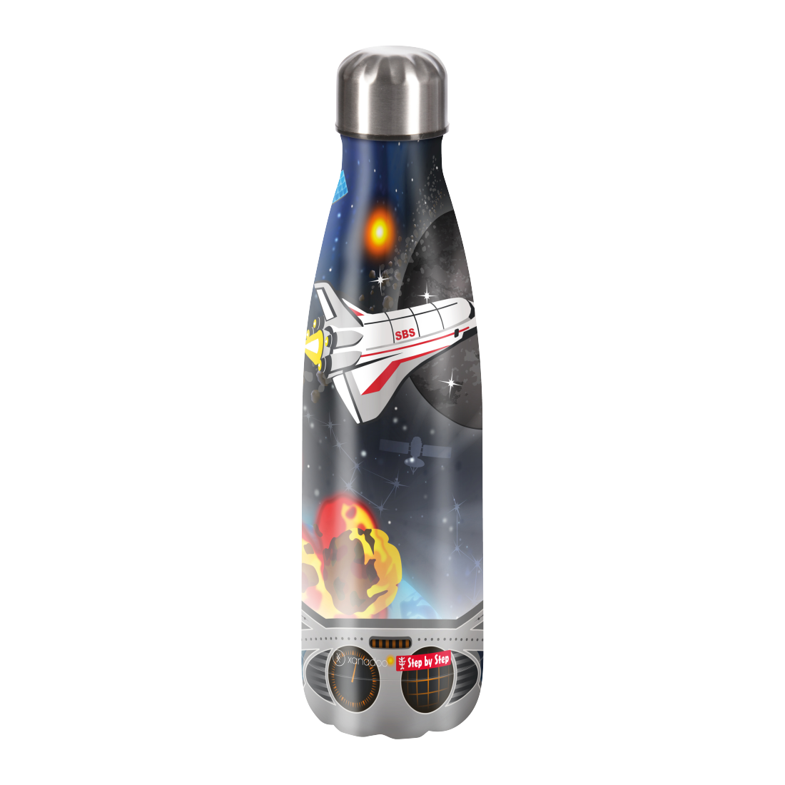 Xanadoo Isolierte Edelstahl-Trinkflasche Sky Rocket Rico"