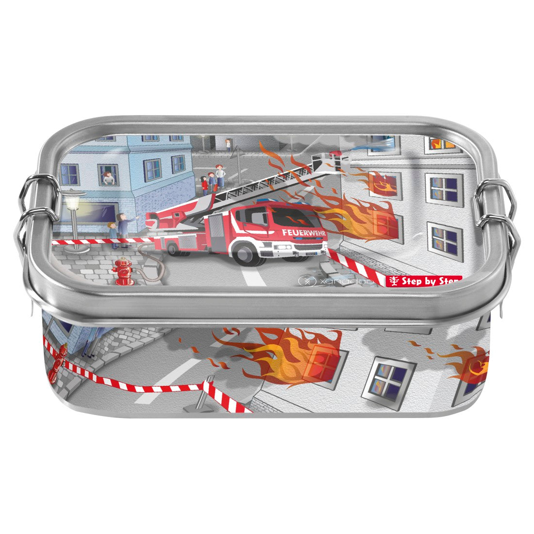 Xanadoo Edelstahl-Lunchbox Fire Engine Brandon"