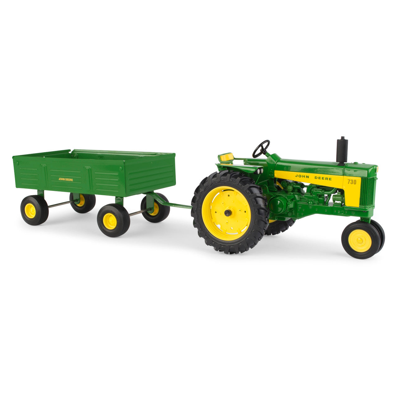 John Deere 730 mit Wagen