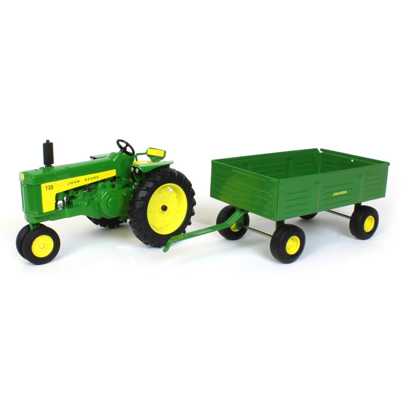 John Deere 730 mit Wagen