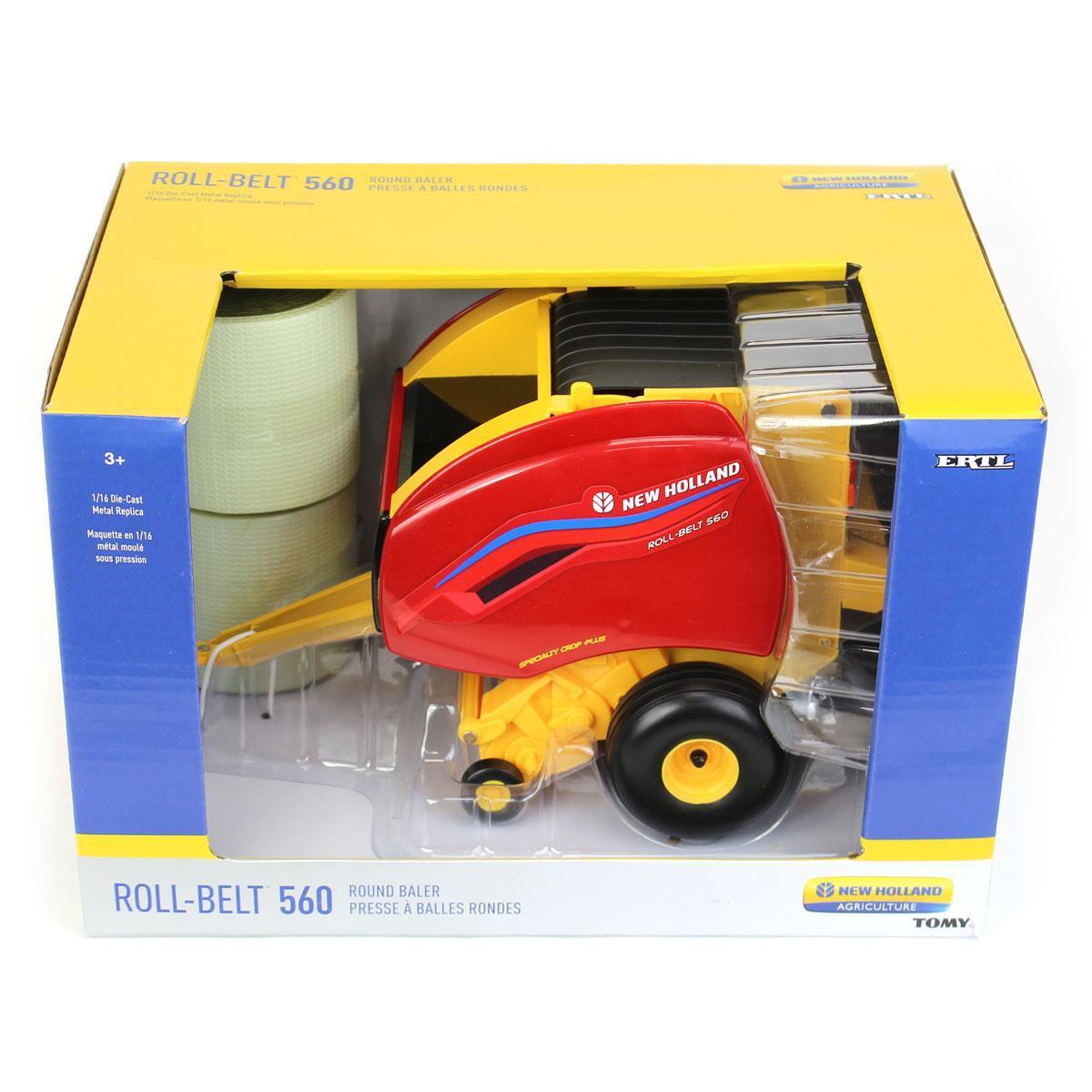 New Holland 560 Rollbelt-Rundballenpresse