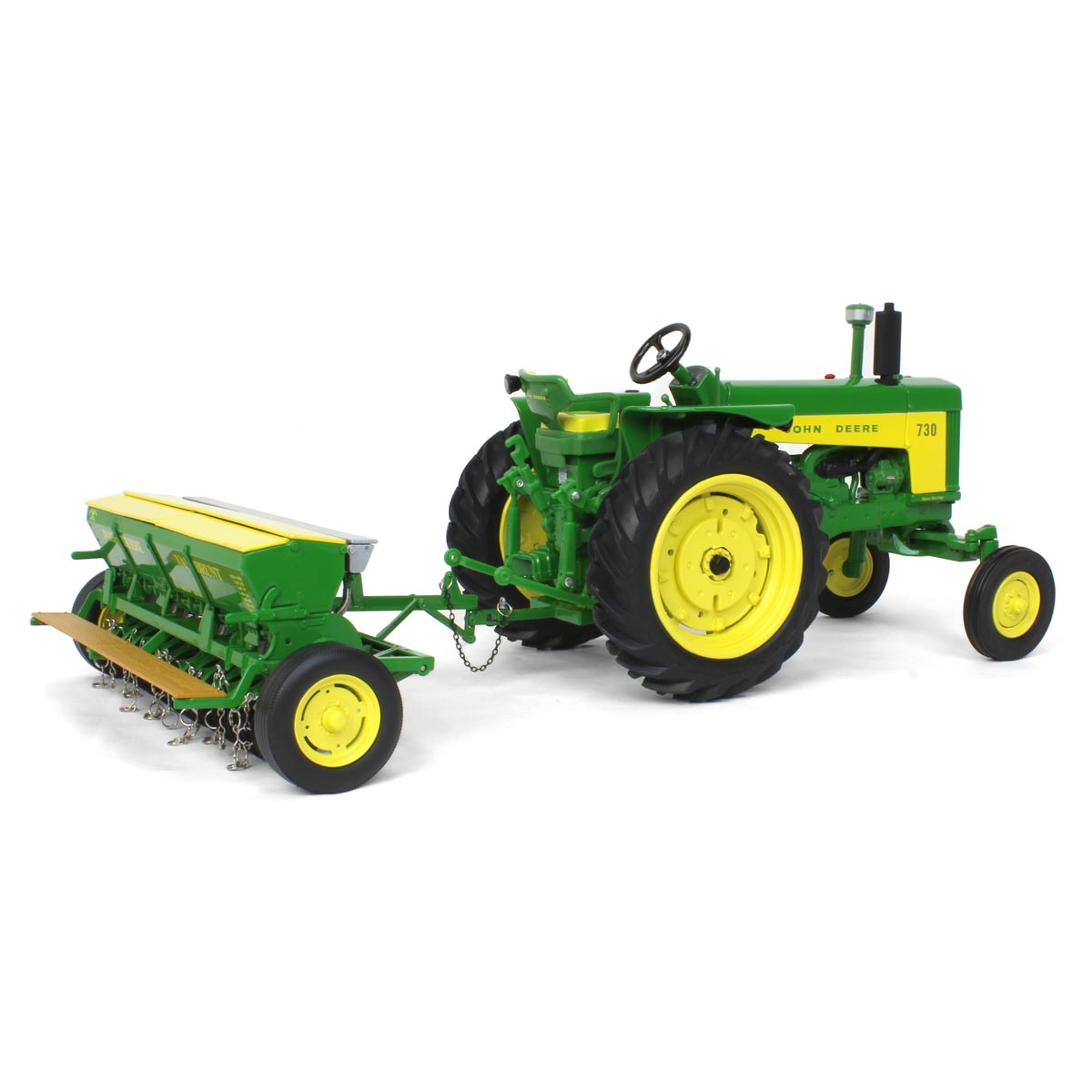 John Deere 730 mit Kornsämaschine Prestige Collection