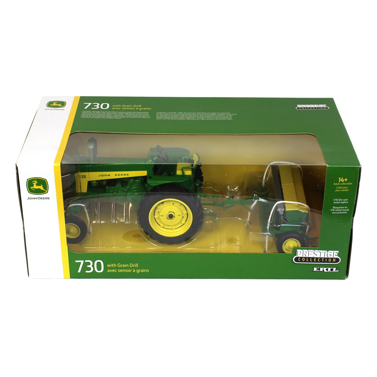 John Deere 730 mit Kornsämaschine Prestige Collection