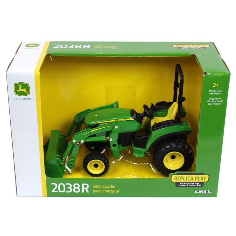 John Deere 2038R mit Frontlader