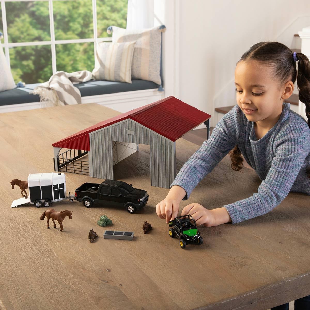 Weathered Barn Play Set