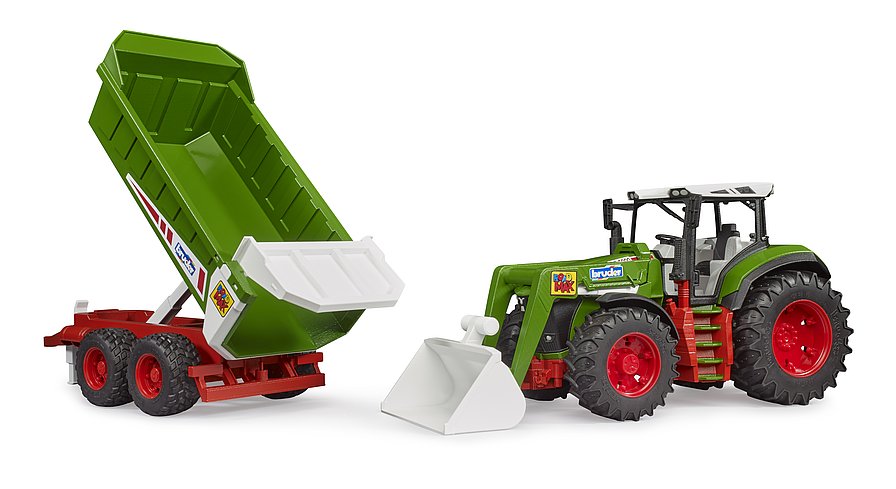ROADMAX Traktor mit Frontlader und Kippanhänger